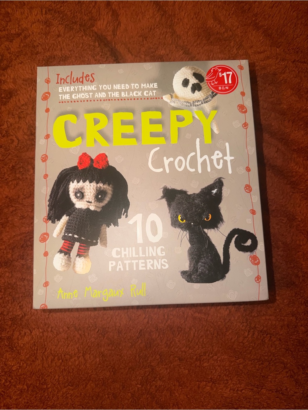 Barnes & Noble Creepy Crochet Book - Gray, Yellow, Black